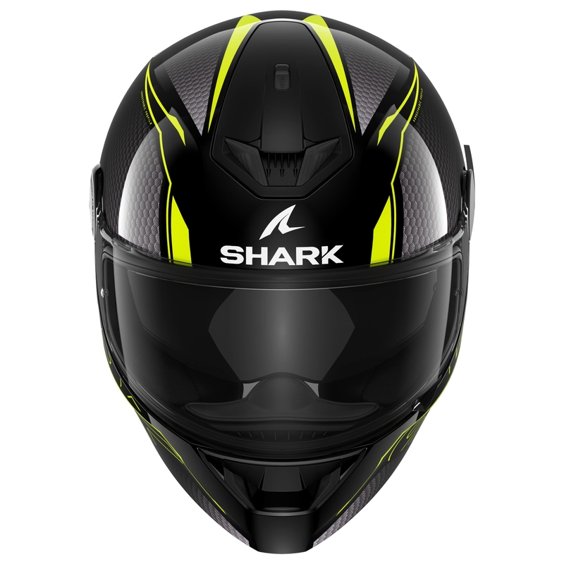 Cască integrală pentru motociclete SHARK D-SKWAL 2 Cadium negru-galben