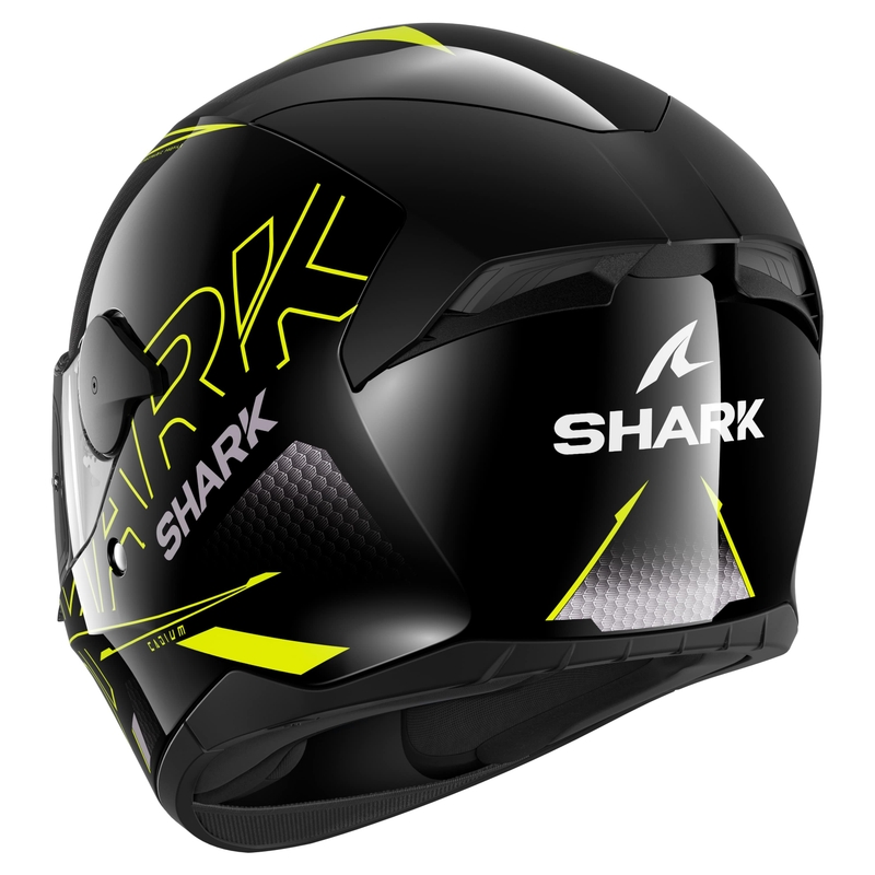 Cască integrală pentru motociclete SHARK D-SKWAL 2 Cadium negru-galben