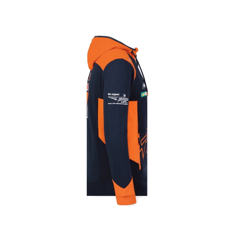 Hanorac KTM Red Bull Racing Official Teamline albastru-portocaliu