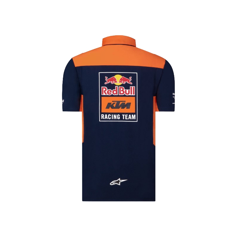 Tricou KTM Red Bull Racing Official Teamline albastru-portocaliu lichidare