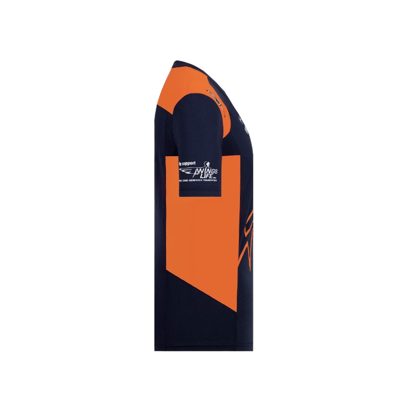 Tricou KTM Red Bull Racing Official Teamline albastru și portocaliu