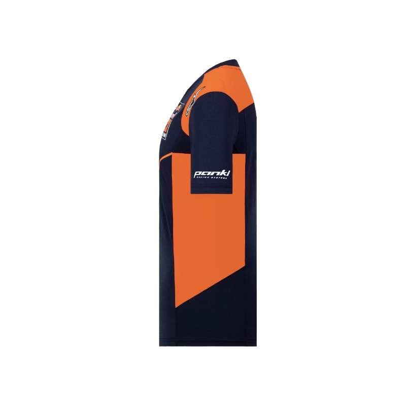 Tricou KTM Red Bull Racing Official Teamline albastru și portocaliu