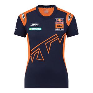 Tricou KTM Red Bull Racing Official Teamline pentru femei, albastru-portocaliu