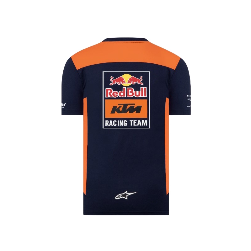 Tricou pentru copii KTM Red Bull Racing Official Teamline albastru-portocaliu
