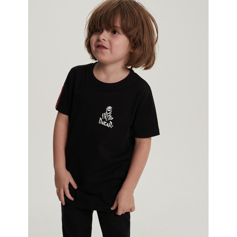 Tricou pentru copii DAKAR DKR KID 322 negru