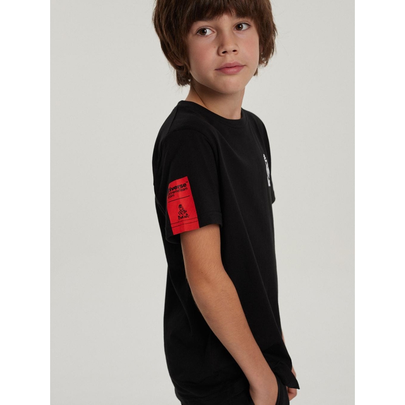 Tricou pentru copii DAKAR DKR KID 322 negru