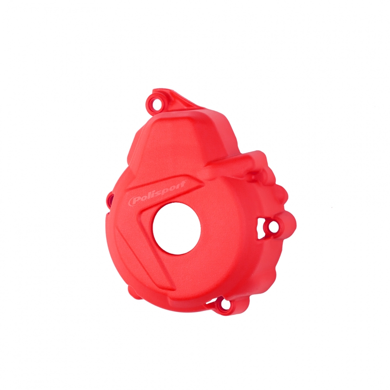 Ignition Cover Protectors POLISPORT PERFORMANCE Rosu pentru GAS GAS EC 250 F 2021-2022, GAS GAS EC 350 F 2021-2023