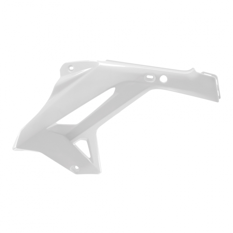 Radiator Scoops POLISPORT restyling White pentru HONDA CR 125 R 2002-2007, HONDA CR 250 R 2002-2007