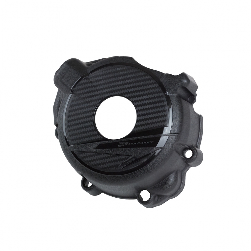 Ignition cover POLISPORT Negru pentru SUZUKI DR-Z 400 2000-2007