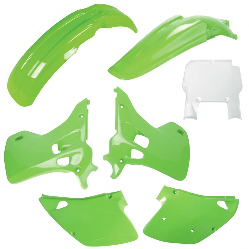 Kit plastice POLISPORT Culoare OEM pentru KAWASAKI KX 125 1992, KAWASAKI KX 250 2T 1992