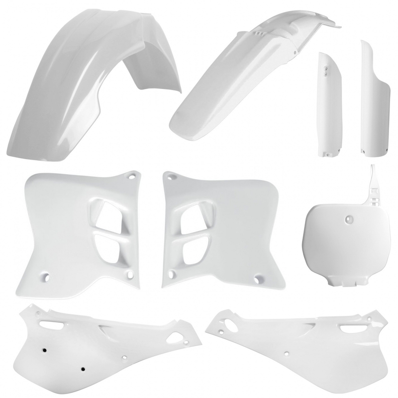 Kit plastice POLISPORT OEM white pentru YAMAHA YZ 125 1993-1995, YAMAHA YZ 250 1993-1995