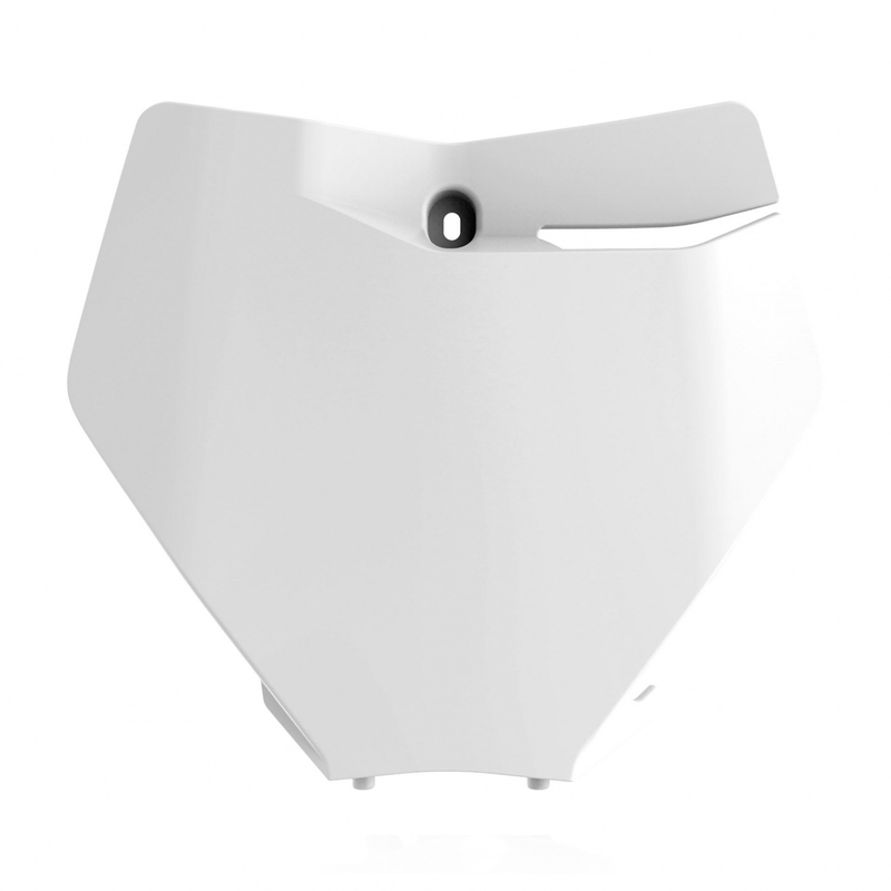 Suport de numar POLISPORT white BD