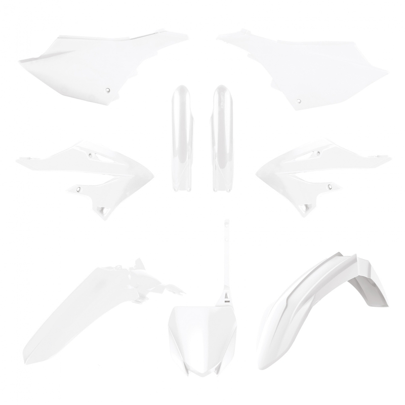 Kit plastice POLISPORT Alb pentru YAMAHA YZ 125 2022-2026, YAMAHA YZ 250 2022-2026