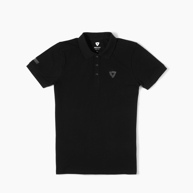 Tricou polo Revit Throwback negru lichidare