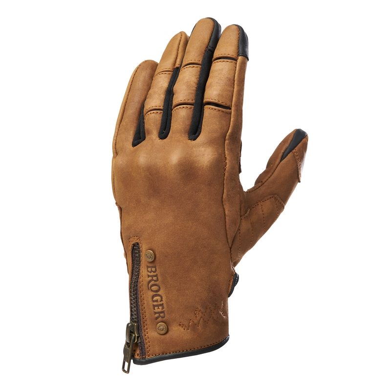 Mănuși de motocicletă Broger Florida Cognac Brown pentru femei lichidare