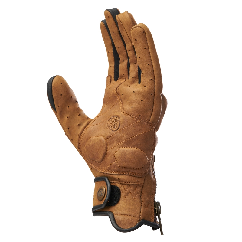 Mănuși de motocicletă Broger Florida Cognac Brown pentru femei lichidare