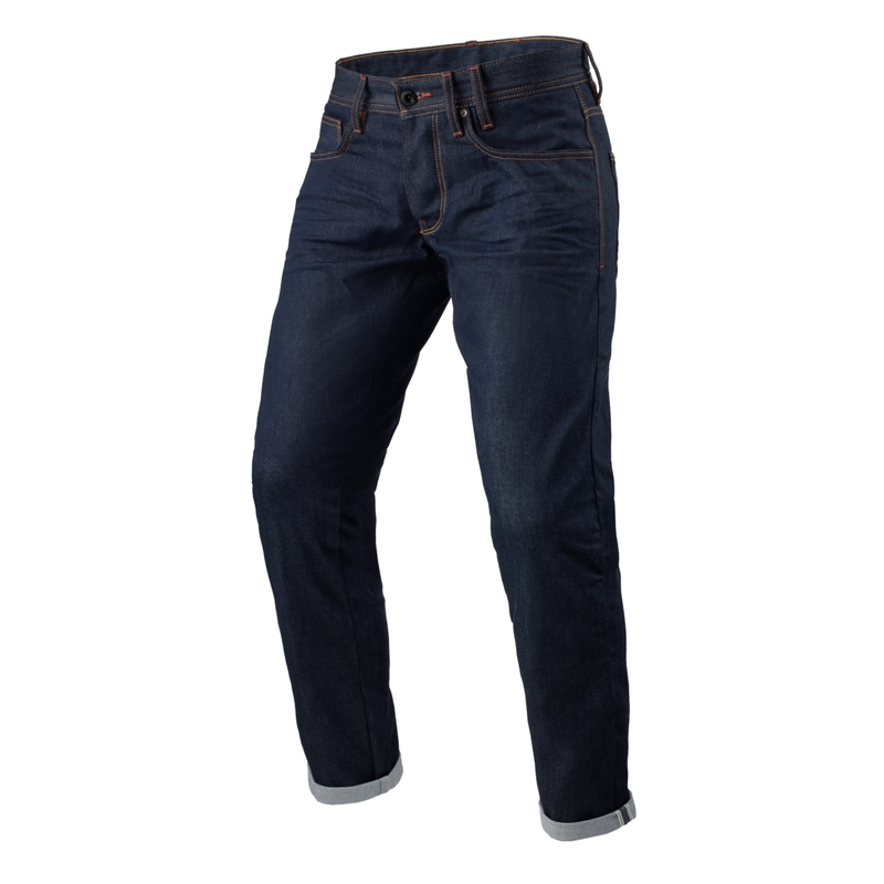 Revit Lewis Selvedge TF Blugi moto albastru închis Revit Lewis Selvedge TF Dark Blue