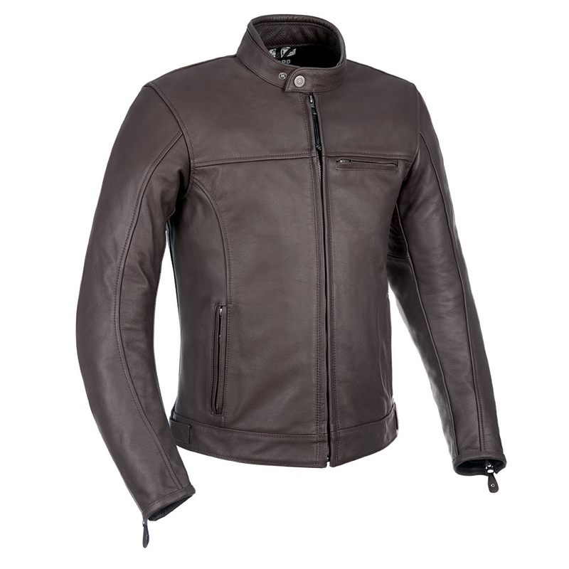 Oxford Walton Oxford Walton maro geaca de motociclete din piele maro lichidare