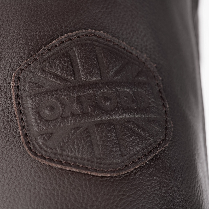 Oxford Walton Oxford Walton maro geaca de motociclete din piele maro lichidare