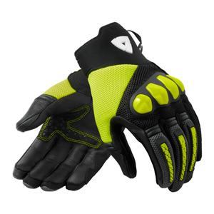 Mănuși de motocicletă Revit Speedart Air negru-galben-fluo