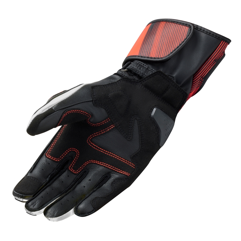 Mănuși pentru motociclete Revit Metis 2 negru-roșu-fluo lichidare