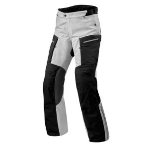 Pantaloni de motocicletă Revit Offtrack 2 H2O negru și argintiu