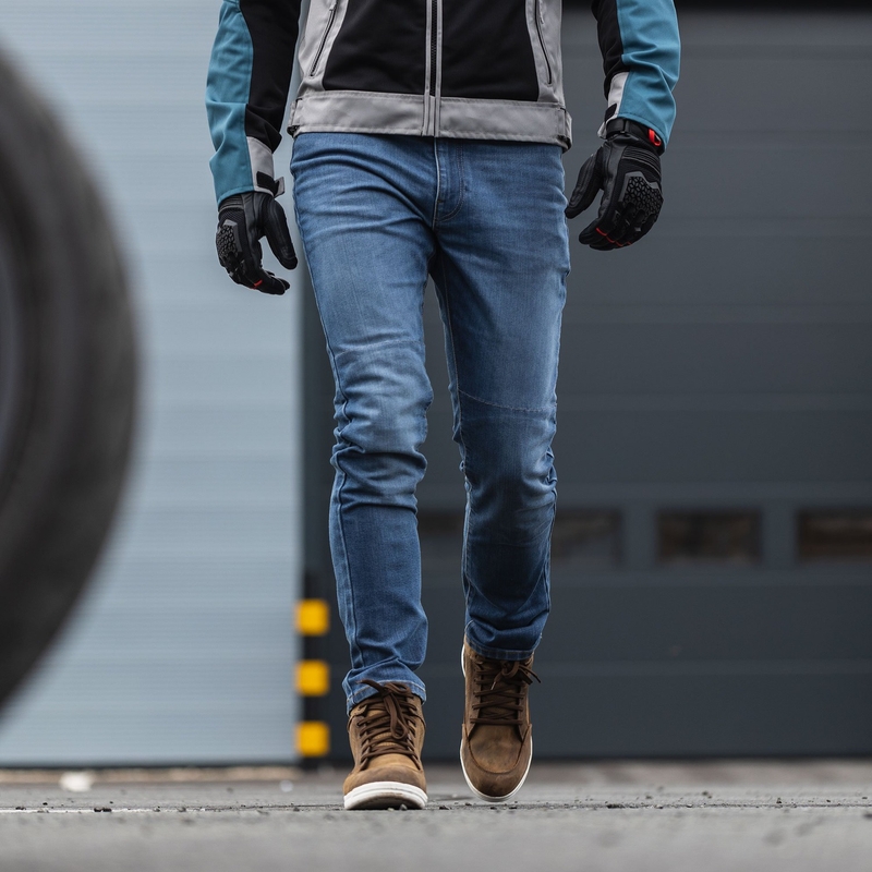 Oxford Original Approved Jeans AA Slim fit albastru deschis