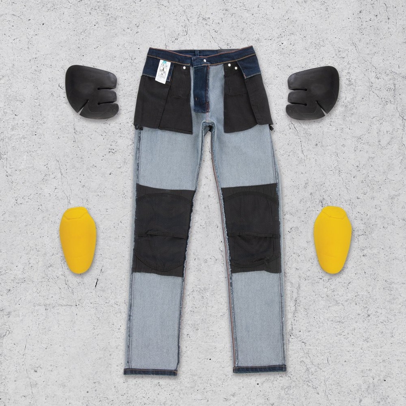 Oxford Original Approved Jeans AA Slim fit albastru deschis