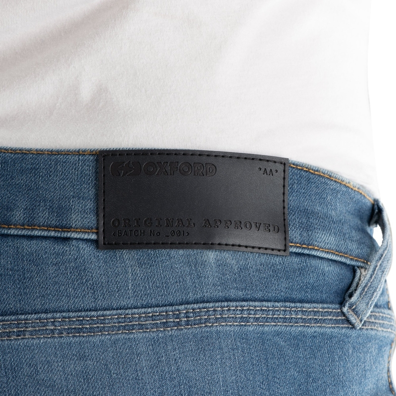 Oxford Original Approved Jeans AA Slim fit albastru deschis