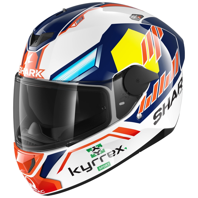 Cască de motocicletă integrală SHARK D-SKWAL 2 Replica Jorge Martin alb-roșu-albastru-galben