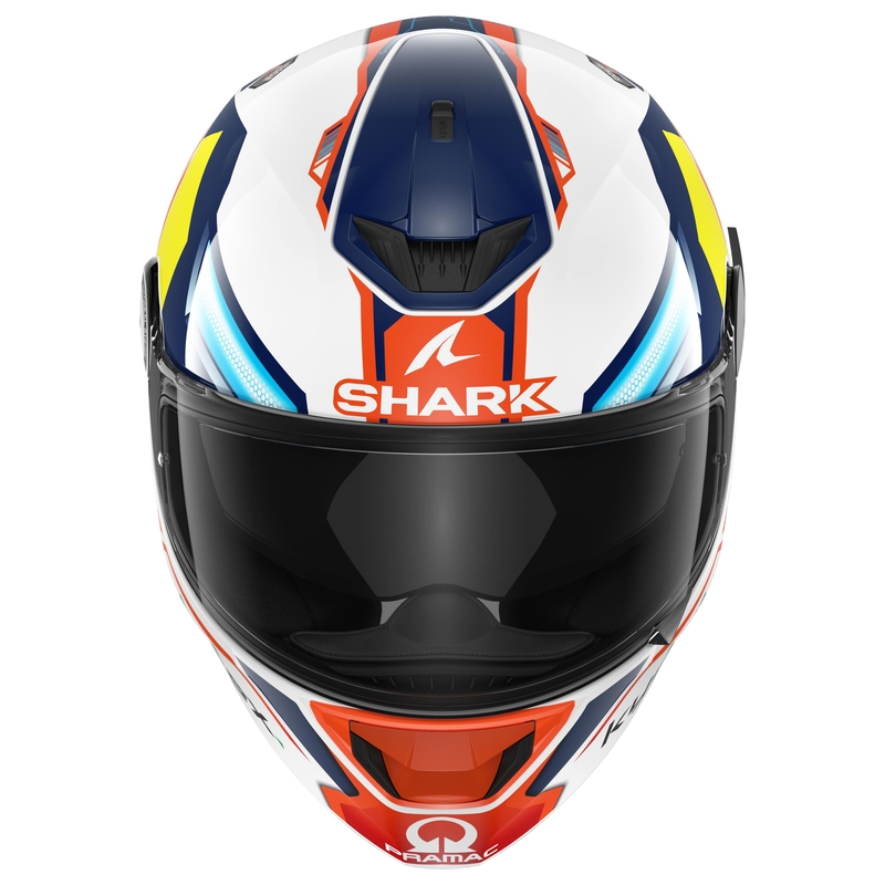 Cască de motocicletă integrală SHARK D-SKWAL 2 Replica Jorge Martin alb-roșu-albastru-galben