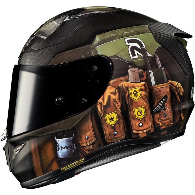 Cască moto integrală HJC RPHA 11 Ghost Call Of Duty MC34SF Negru-Maro-Verde Reducere lichidare