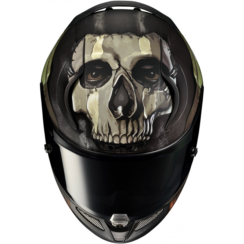 Cască moto integrală HJC RPHA 11 Ghost Call Of Duty MC34SF Negru-Maro-Verde Reducere lichidare