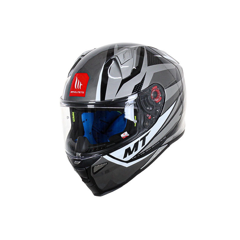 Casca Moto integrala MT FF110 Revenge 2 Kley Alb-Gri-Negru Reducere lichidare