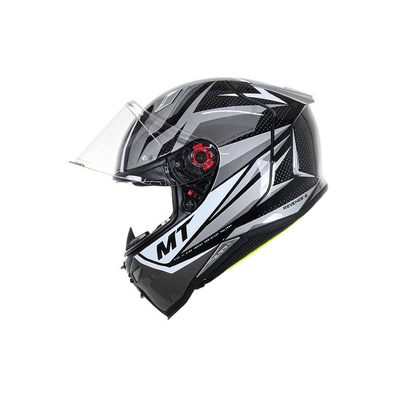 Casca Moto integrala MT FF110 Revenge 2 Kley Alb-Gri-Negru Reducere lichidare