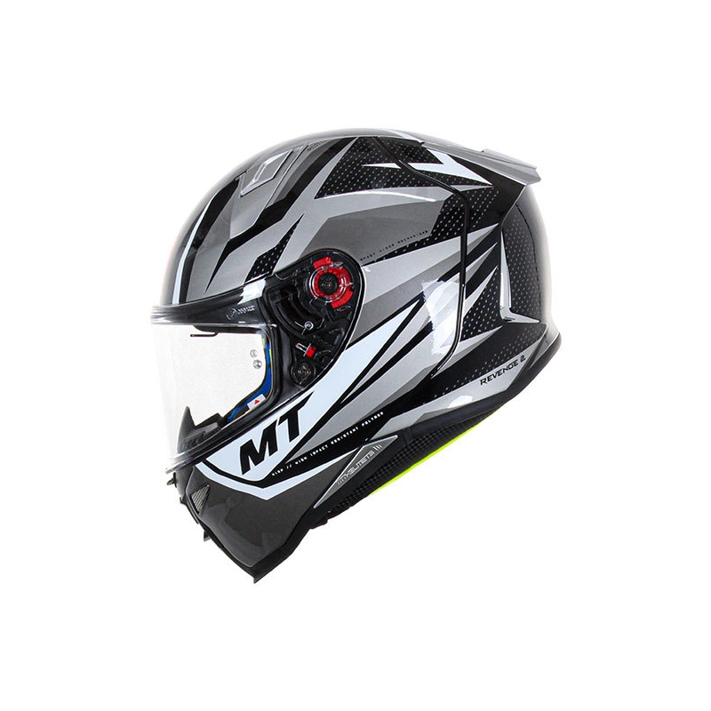 Casca Moto integrala MT FF110 Revenge 2 Kley Alb-Gri-Negru Reducere lichidare