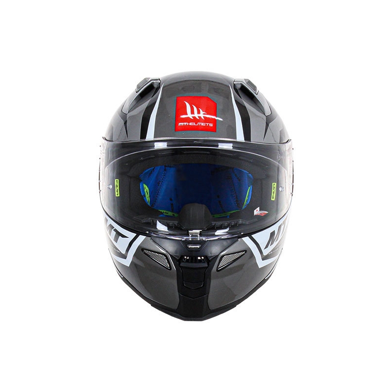 Casca Moto integrala MT FF110 Revenge 2 Kley Alb-Gri-Negru Reducere lichidare
