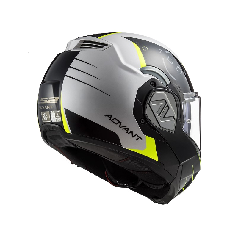 Cască de motociclist LS2 FF906 Advant Codex 06 negru-alb-galben-fluo-galben