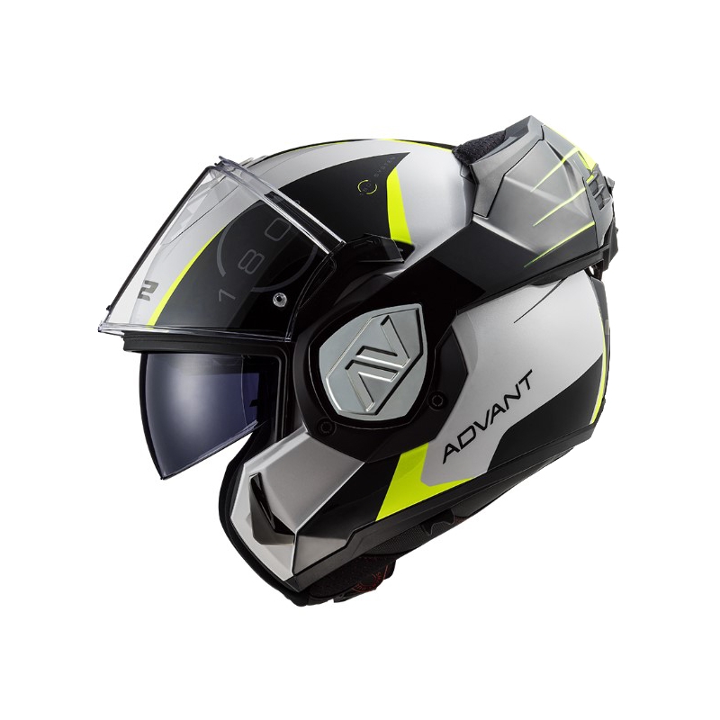 Cască de motociclist LS2 FF906 Advant Codex 06 negru-alb-galben-fluo-galben