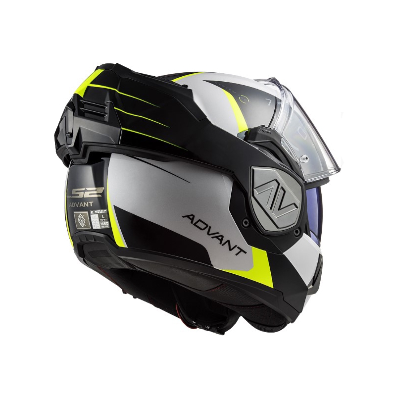 Cască de motociclist LS2 FF906 Advant Codex 06 negru-alb-galben-fluo-galben