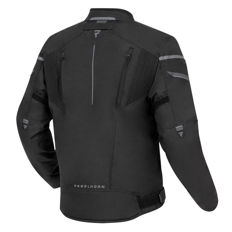 Rebelhorn Spark Jachetă de motocicletă neagră Spark Black lichidare