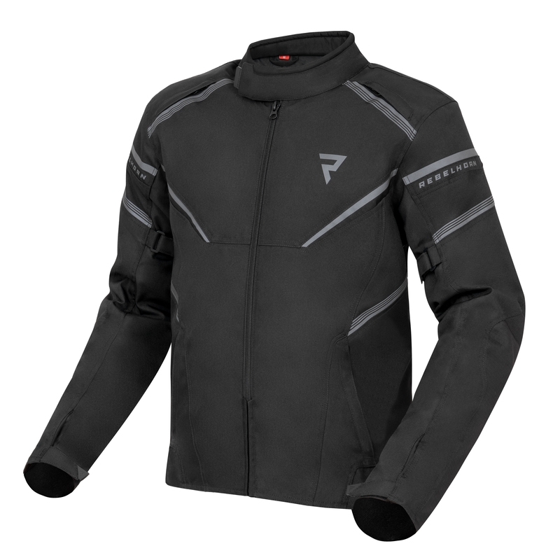 Rebelhorn Spark Jachetă de motocicletă neagră Spark Black lichidare