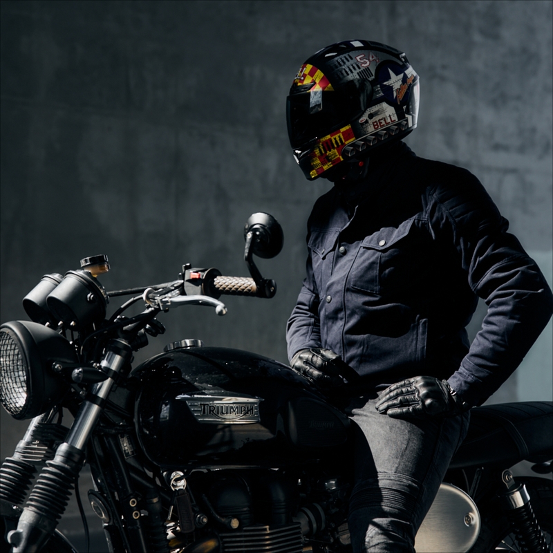 Rebelhorn Hunter Hunter albastru închis jachetă de motocicletă lichidare