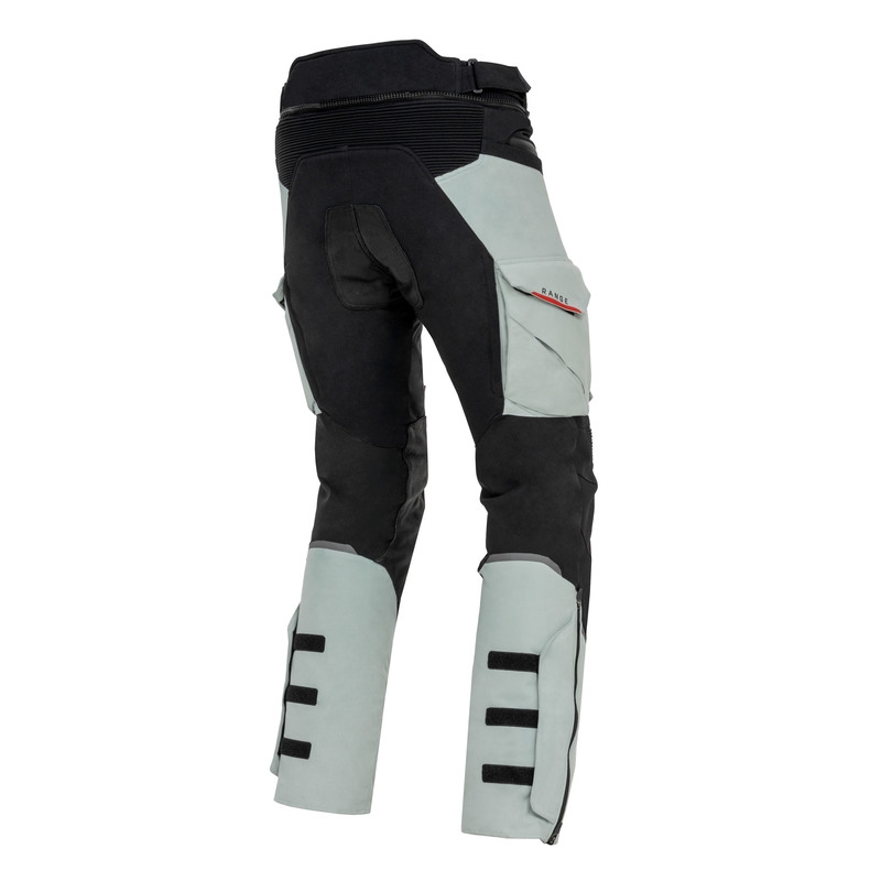 Pantaloni moto Rebelhorn Range gri-negru-rosu