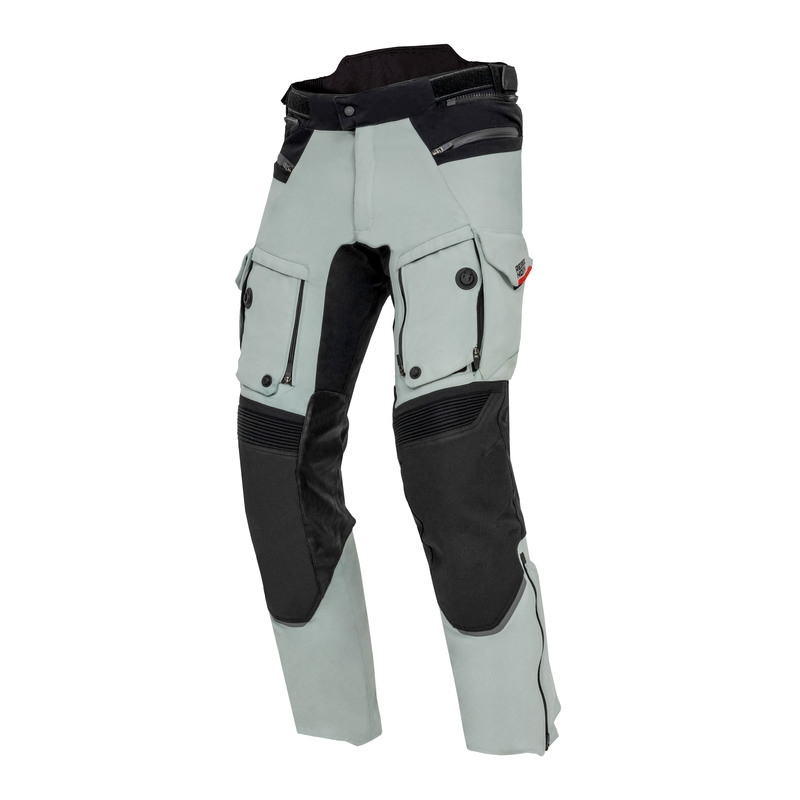 Pantaloni moto Rebelhorn Range gri-negru-rosu