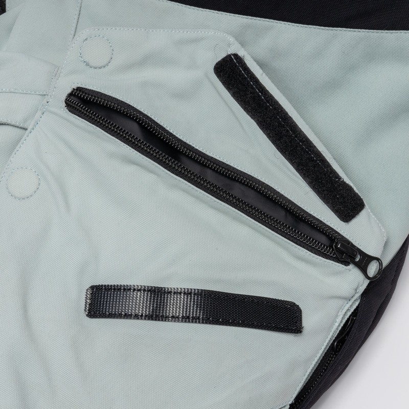 Pantaloni moto Rebelhorn Range gri-negru-rosu