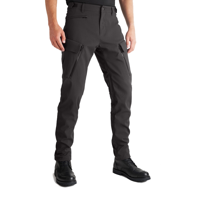 Pantaloni moto PANDO MOTO Triton WP Slim negru