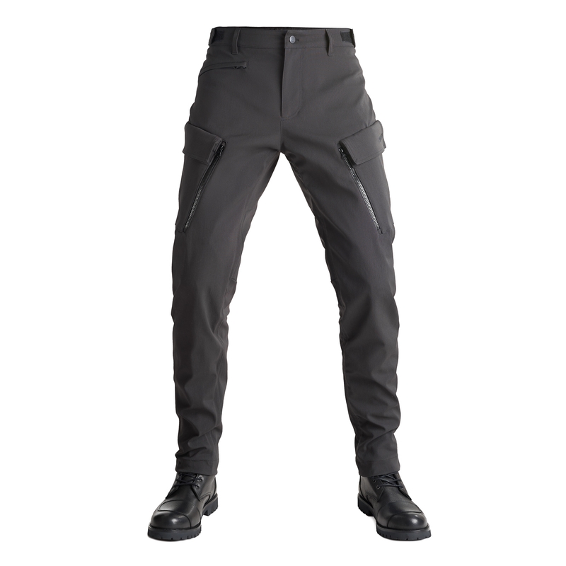 Pantaloni moto PANDO MOTO Triton WP Slim negru