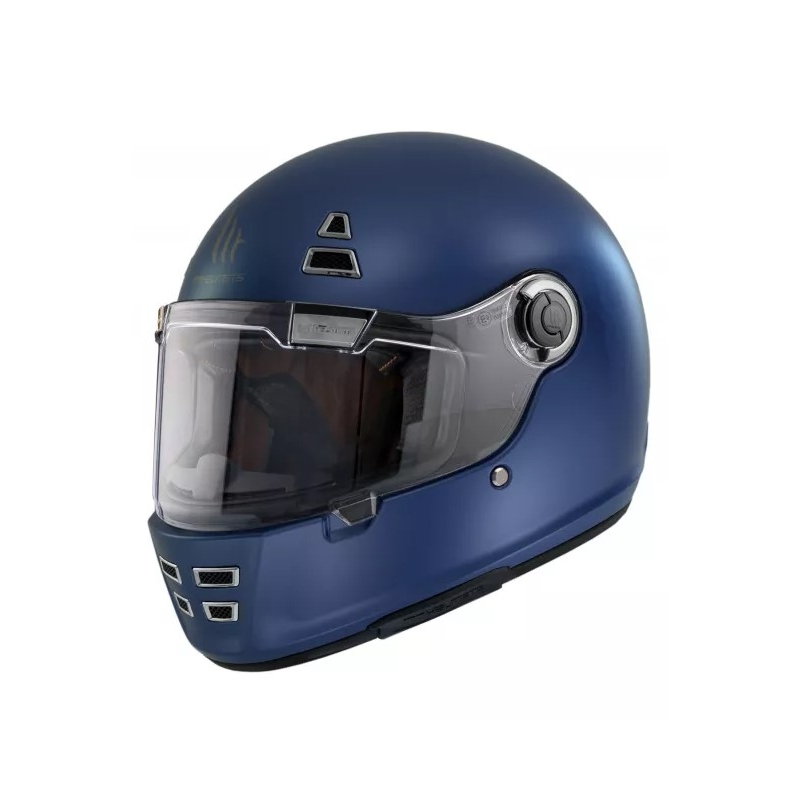 MT Jarama Solid A7 cască de motociclist integrală albastru mat lichidare