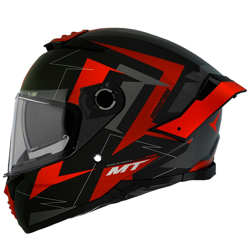 MT FF118SV Thunder 4 SV Mountain C5 Cască de motocicletă integrală neagră și roșie MT FF118SV Thunder 4 SV Mountain C5